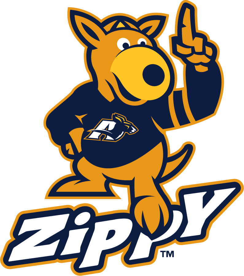 Akron Zips 2008-2015 Mascot Logo v2 diy DTF decal sticker